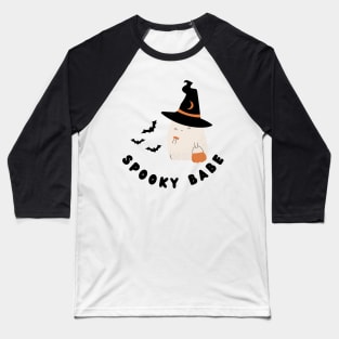 happy halloween spooky babe Baseball T-Shirt